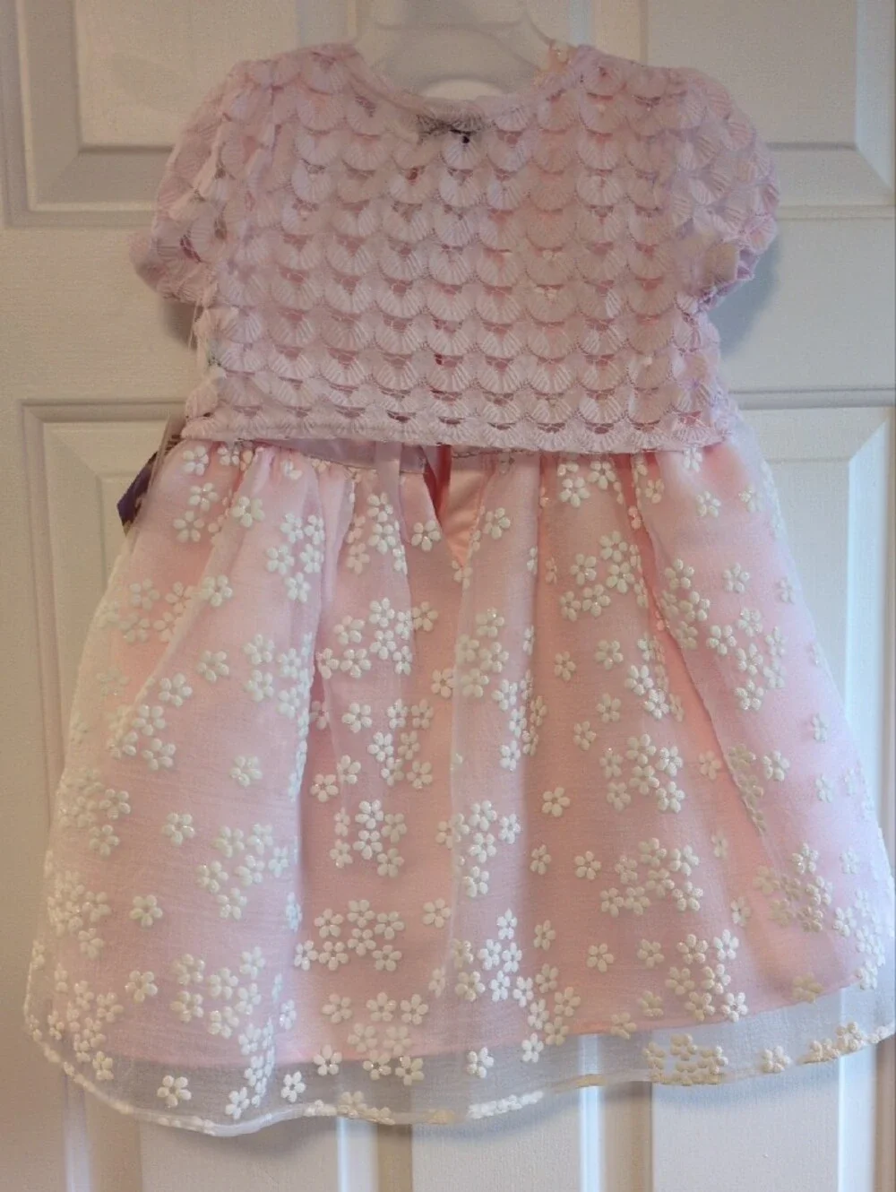 NWT Blueberi Boulevard Pink Floral Lace Overlay Party Dress with Bolero - Picture 5 of 6